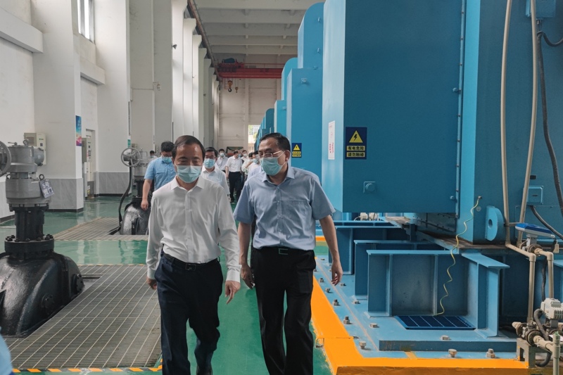 国家防总领导到江南泵站指导检查防汛排涝工作